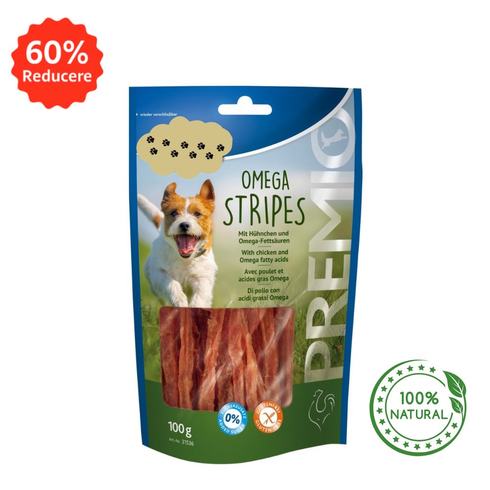 DogVita Recompense cu Pui, Omega 3 și Omega 6