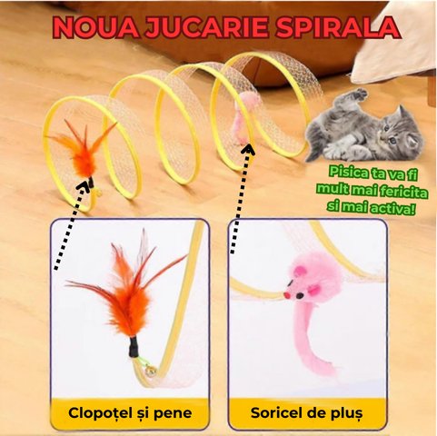 Jucărie Spirală pentru Pisici - Main Store